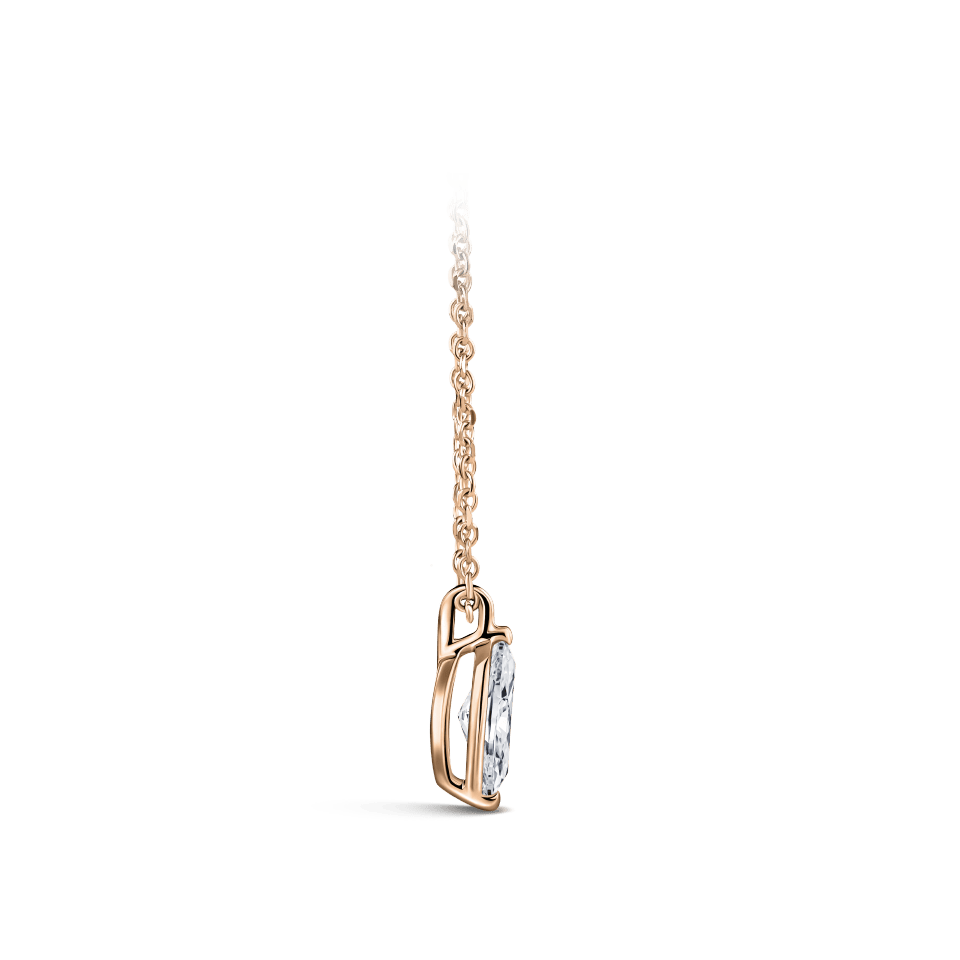 0.25 Carat Marquise Cut Diamond Pendant in 18ct Rose Gold