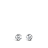 Ear Party 0.10ct Mini Diamond Studs in 18ct White Gold