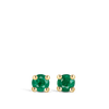 Ear Party Mini 18ct Gold Emerald Stud Earrings