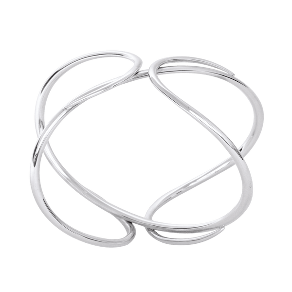 Fluent Sterling Silver Bangle Hardy Brothers Jewellers