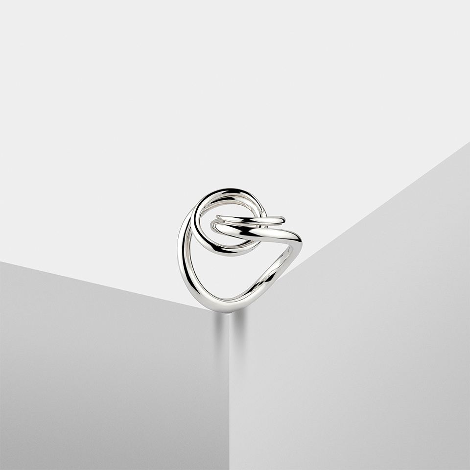 Fluent Sterling Silver Bangle Hardy Brothers Jewellers