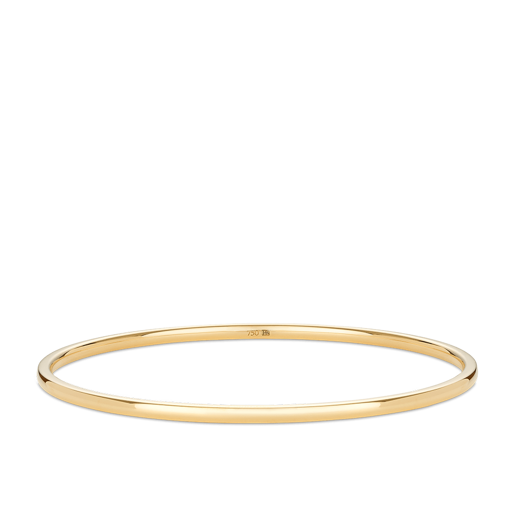 Quintessential Gold Bangle in 18ct Yellow Gold Hardy Brothers