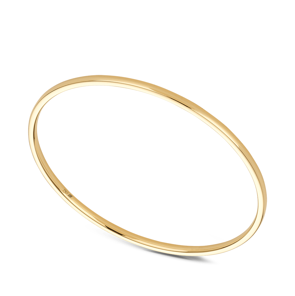 Quintessential Gold Bangle in 18ct Yellow Gold