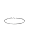 Miami Link Bracelet in 18ct White Gold