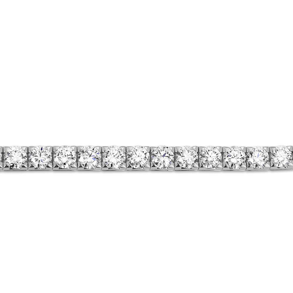 Vault 21.00 Carat Diamond Tennis Bracelet in 18ct White Gold Hardy Brothers