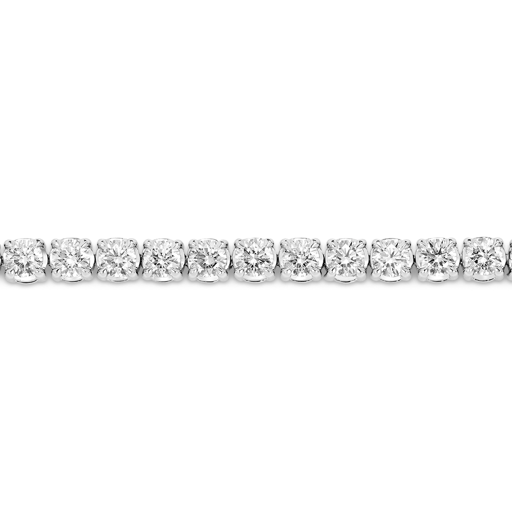 5 Carat Diamond Tennis Bracelet in 18ct White Gold - Hardy Brothers