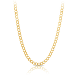 Curb Link Chain Necklace in 18ct Yellow Gold