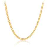 Miami Link Chain Necklace in 18ct Yellow Gold