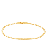 Curb Link Chain Bracelet in 18ct Yellow Gold
