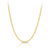 Miami Link Chain Necklace in 18ct Yellow Gold Hardy Brothers