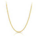 Miami Link Chain Necklace in 18ct Yellow Gold