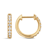 Diamond and Australian South Sea Pearl Earrings in 18ct Yellow Gold