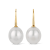 Australian South Sea Pearl Drop Earrings in 18ct Yellow Gold