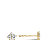 Ear Party Gold Diamond Cluster Studs in 18ct Gold