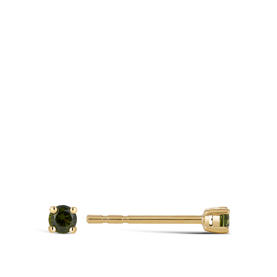Ear Party Mini 18ct Gold Tourmaline Stud Earrings