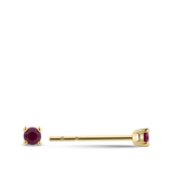 Ear Party Mini 18ct Gold Ruby Stud Earrings