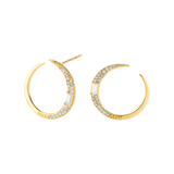 Eclipse Diamond Hoops