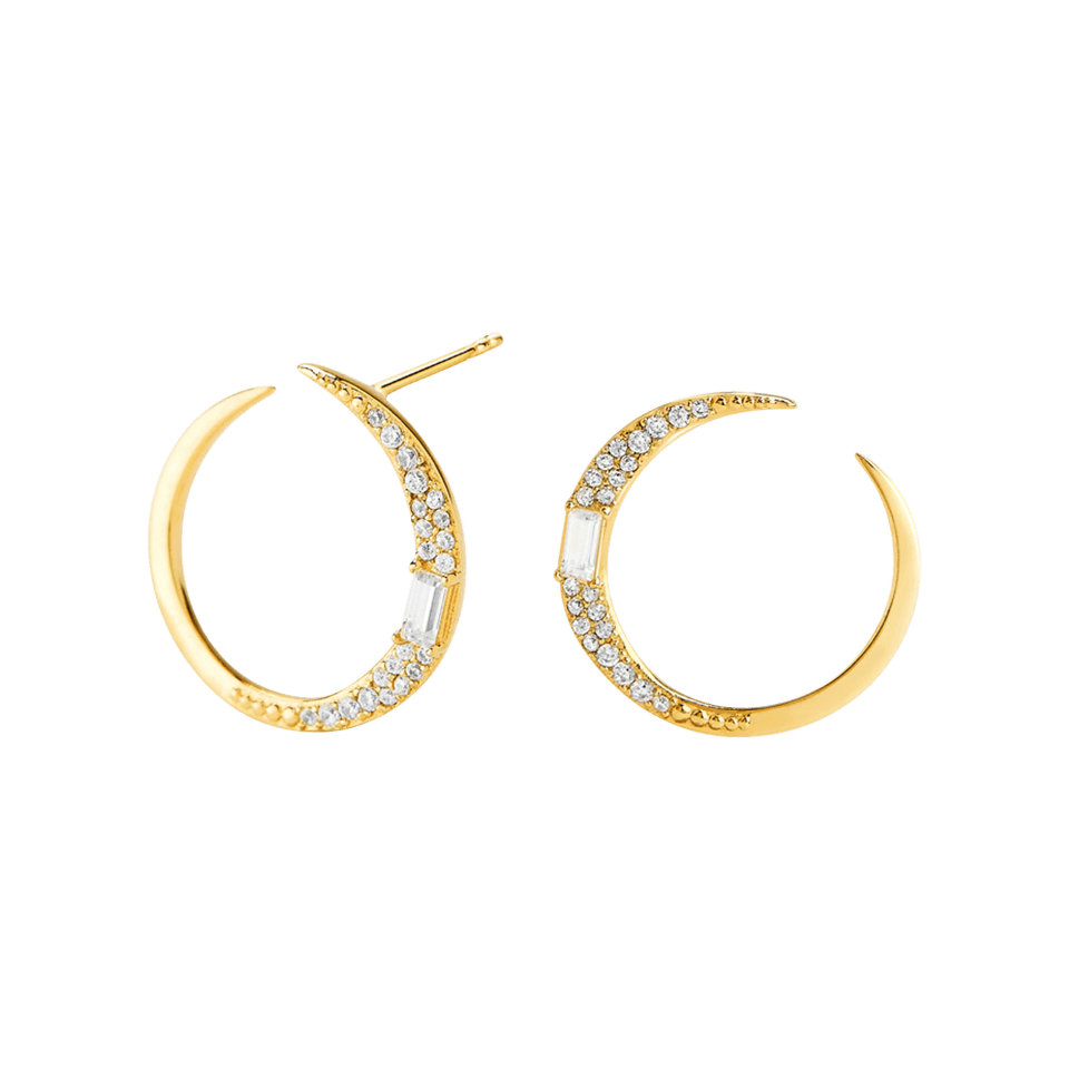 Eclipse Diamond Hoops