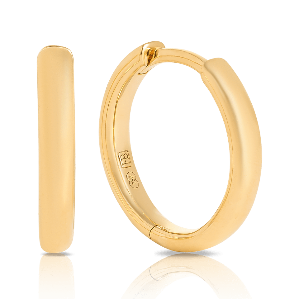 Quintessential Hoop Earrings in 18ct Yellow Gold