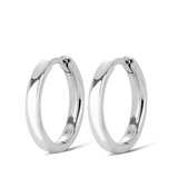 Quintessential Hoop Earrings in 18ct White Gold