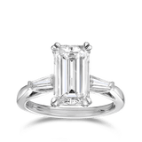 3.34ct 3 Stone Diamond Engagement Ring - Vault Collection