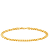 Miami Link Chain Bracelet in 18ct Yellow Gold Hardy Brothers Jewellers
