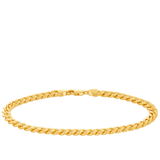 Miami Link Chain Bracelet in 18ct Yellow Gold Hardy Brothers Jewellers
