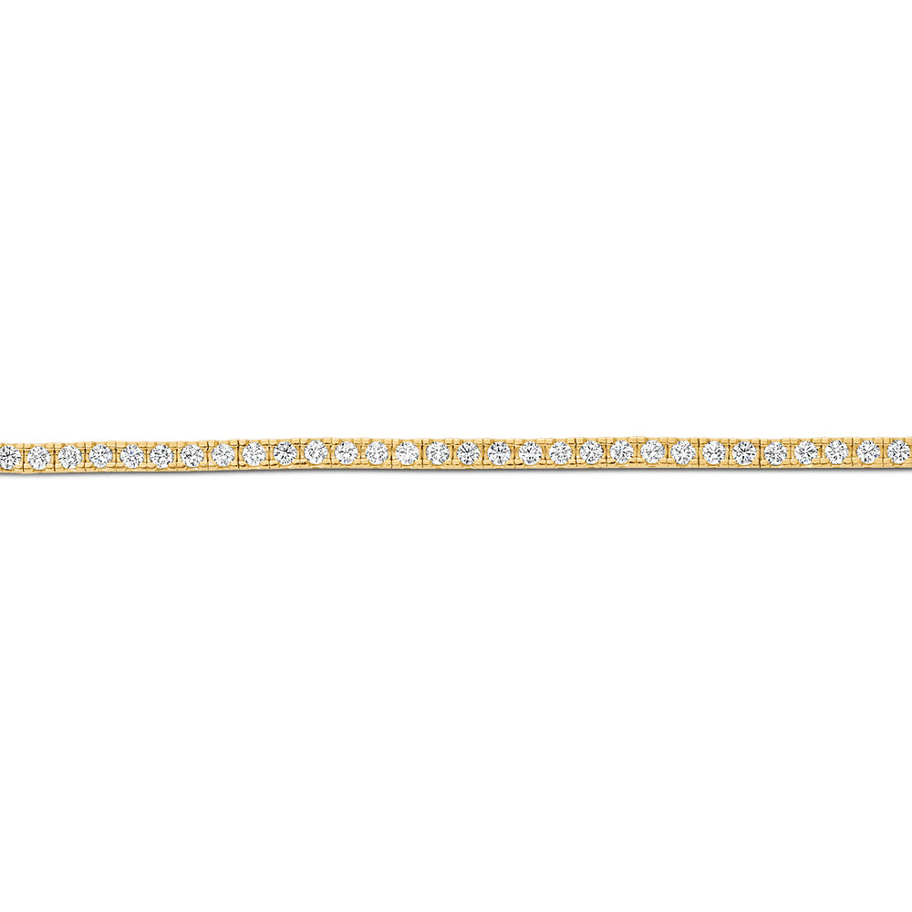 2 Carat Diamond Tennis Bracelet in 18ct Yellow Gold - Hardy Brothers