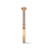 Argyle Blue Round Brilliant Diamond Ring in 18ct Rose Gold