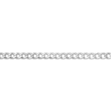 18ct White Gold Miami Link Bracelet