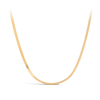 Herringbone Chain Necklace in 18ct Yellow Gold