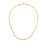 Herringbone Chain Necklace in 18ct Yellow Gold