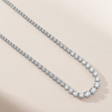 Vault 31.12 Carat Graduated Diamond Tennis Necklace Hardy Brothers