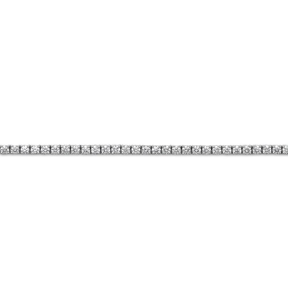 9.00 Carat Diamond Tennis Necklace in 18ct White Gold Hardy Brothers