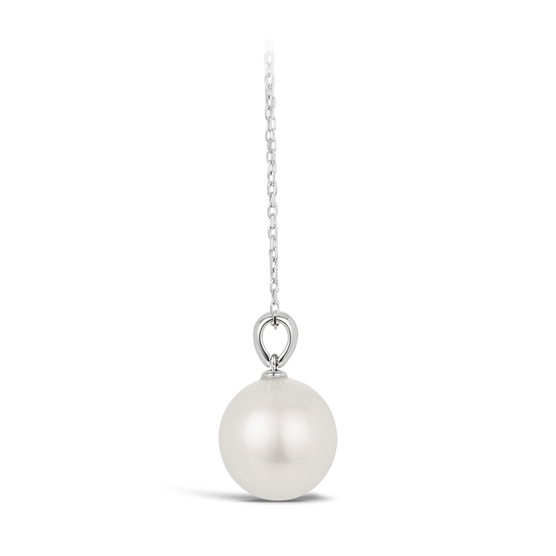 Australian South Sea Pearl Pendant in 18ct White Gold Hardy Brothers Jewellers