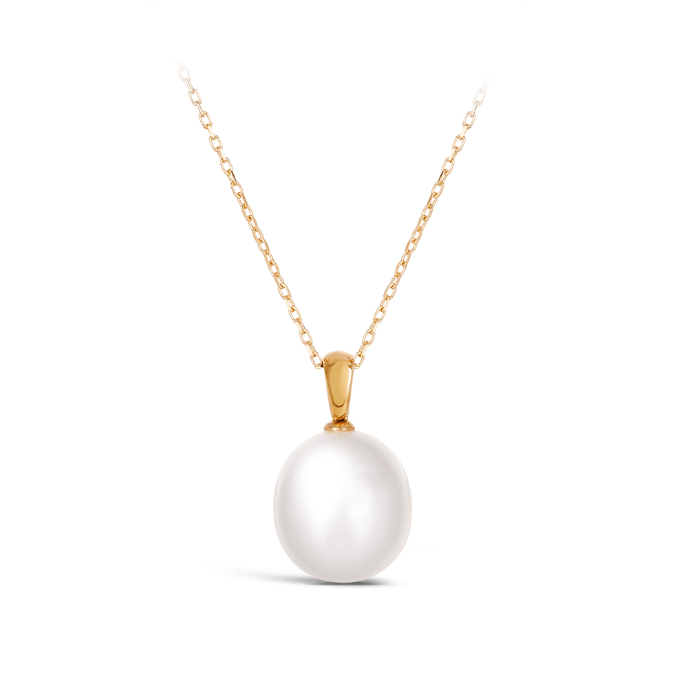 Australian South Sea Pearl Pendant in 18ct Yellow Gold Hardy Brothers Jewellers