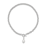 Silver Toggle Chain with Baroque South Sea Pearl Enhancer