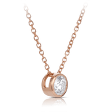 Quintessential 0.50 Carat Diamond Pendant in 18ct Rose Gold Hardy Brothers 