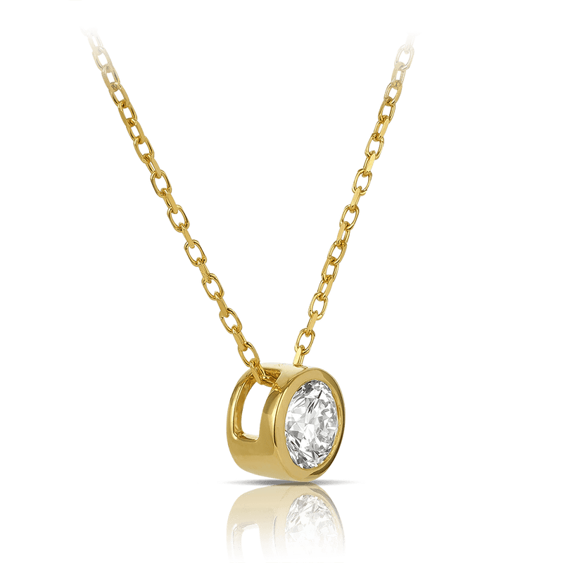 Quintessential 0.50 Carat Diamond Pendant in 18ct Yellow Gold Hardy Brothers 