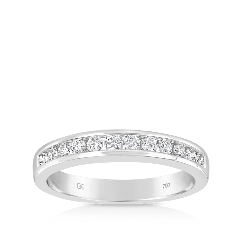 Quintessential 0.36c Carat Diamond Ring in 18ct White Gold Hardy Brothers