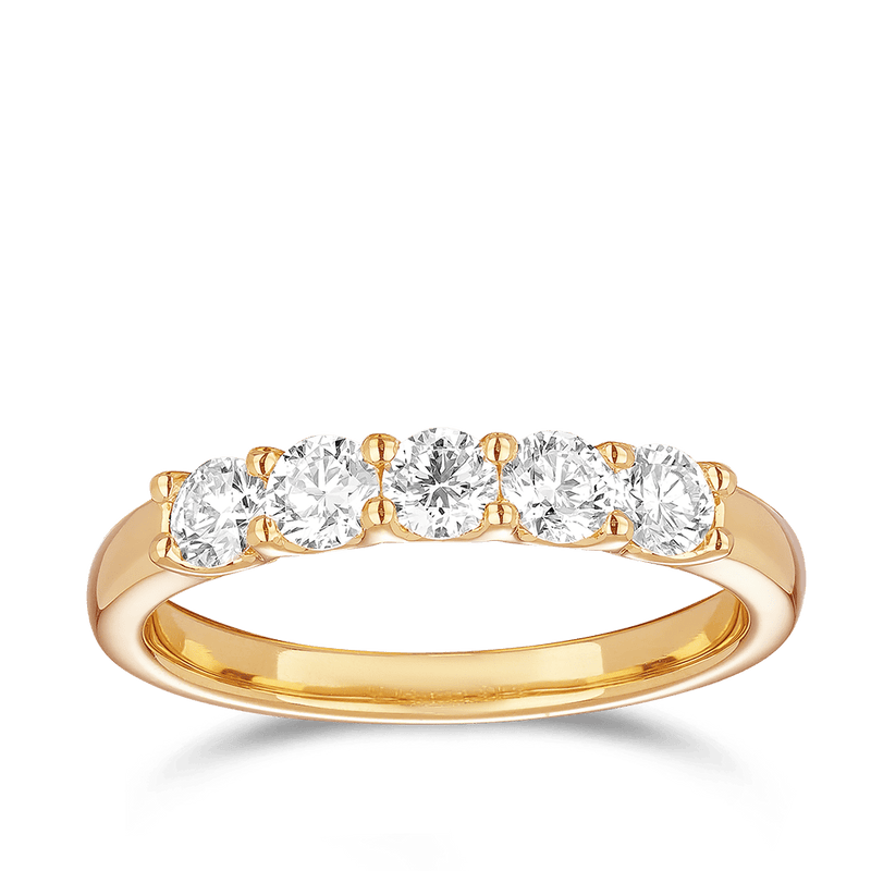 0.75 Carat Diamond Ring in 18ct Yellow Gold Hardy Brothers 
