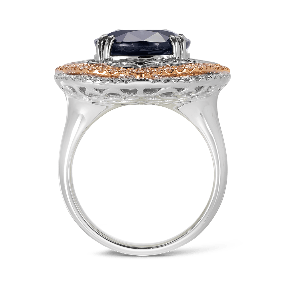 11.47ct Australian Sapphire and Diamond Ring