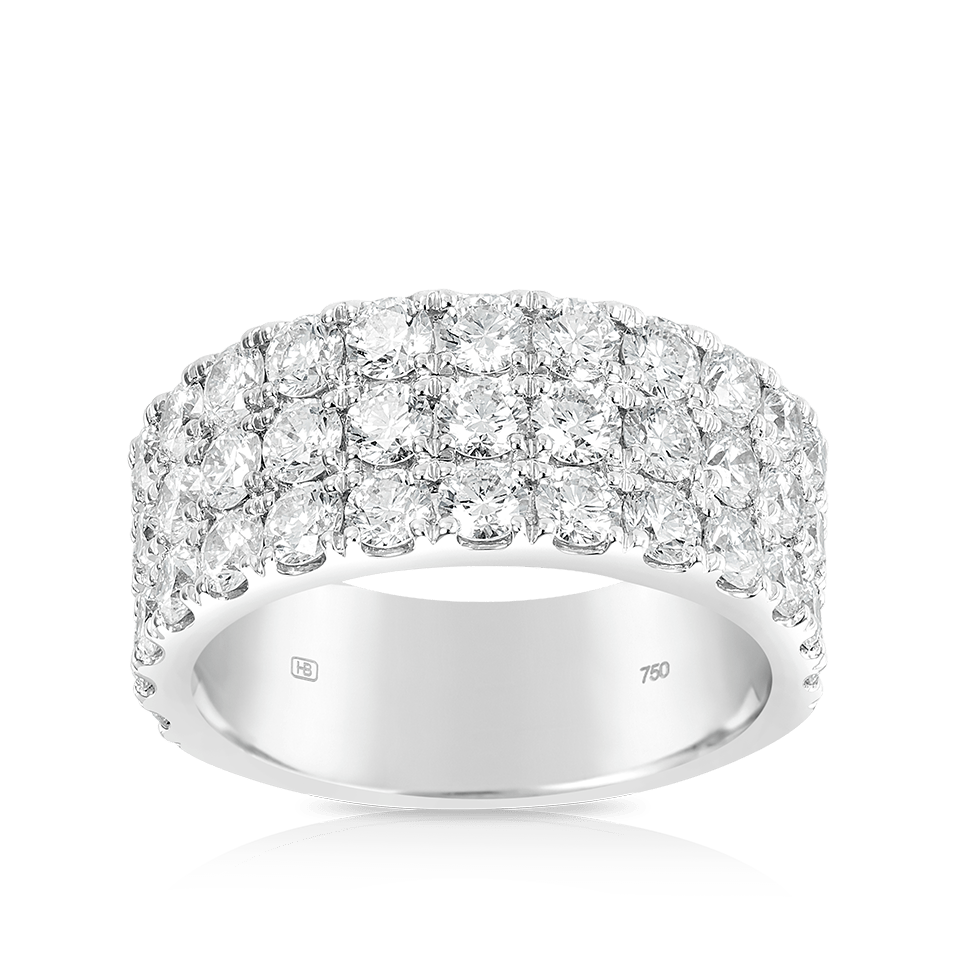 Quintessential 3.00 Carat Diamond Ring in 18ct White Gold