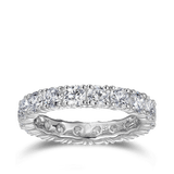 3.24 Carat Diamond Eternity Ring in 18ct White Gold