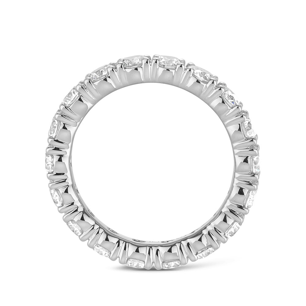 3.24 Carat Diamond Eternity Ring in 18ct White Gold
