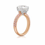 Vault 3.88 Carat Diamond Solitaire and Argyle Pink Diamond Ring Hardy Brothers