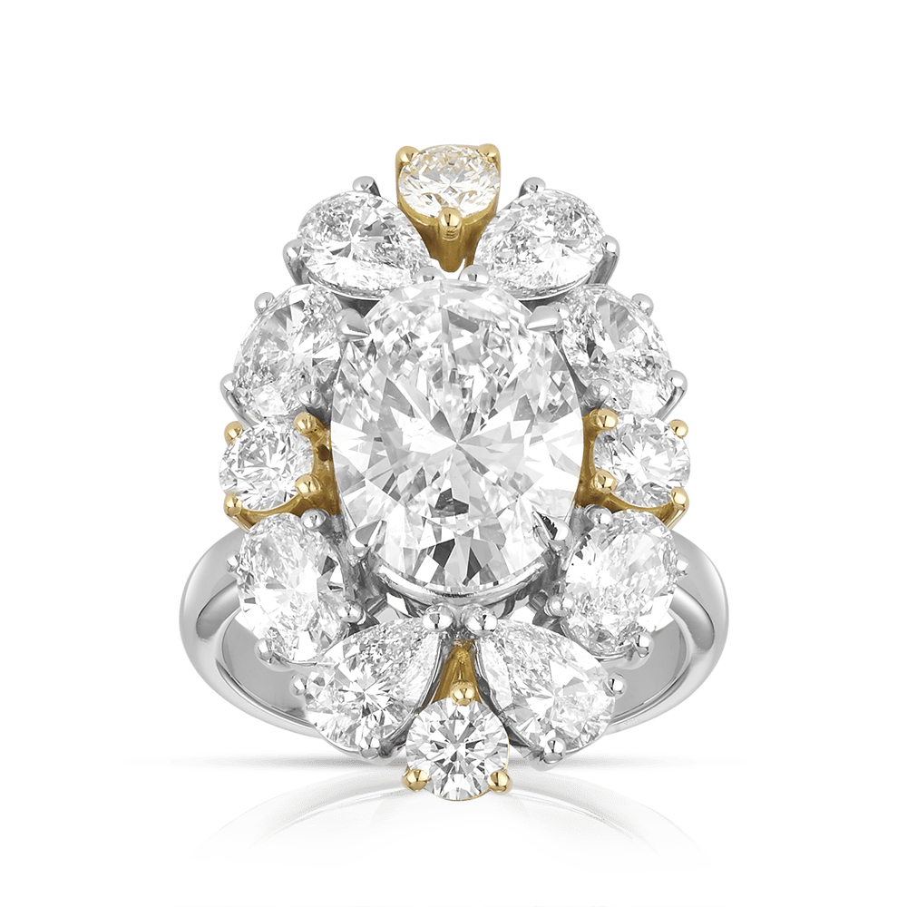 VAULT® 7.50 CARAT Oval Cut Diamond Ring IN PLATINUM