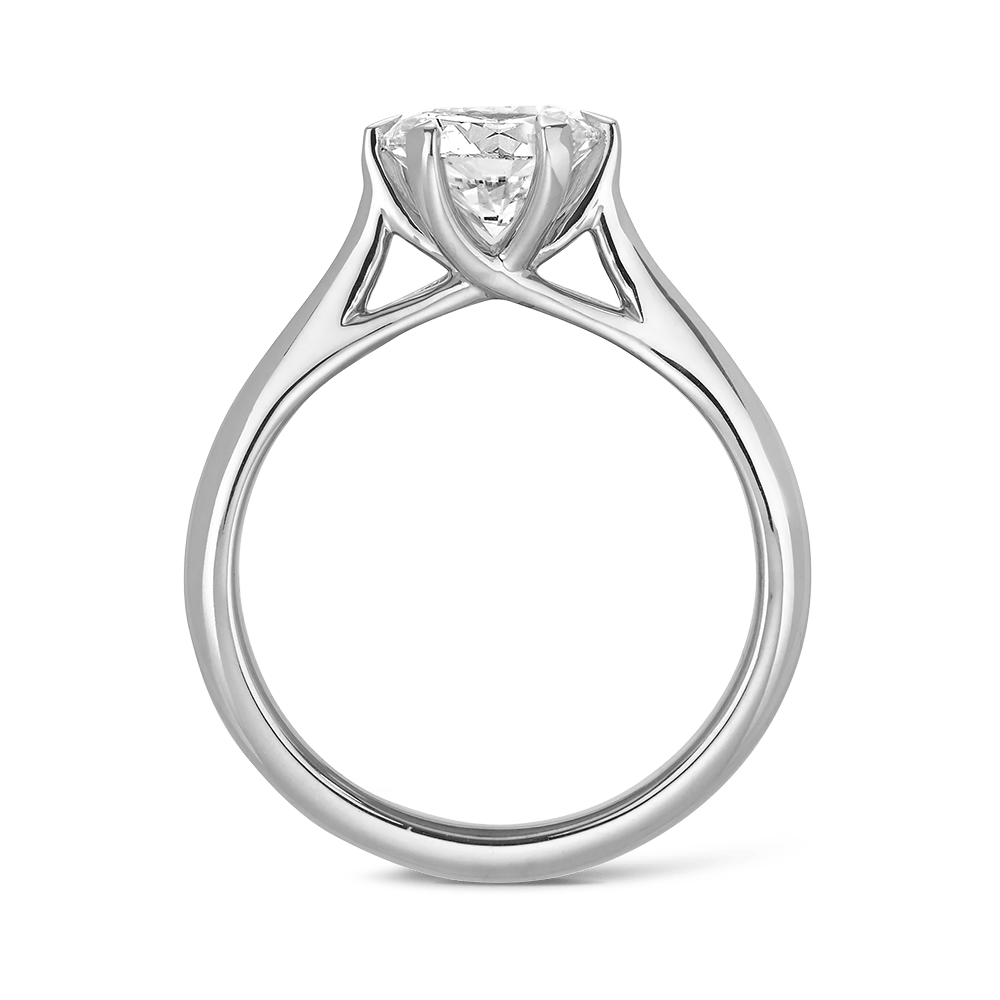 Amora 1.50 Carat Diamond Solitaire Engagement Ring in 18ct White Gold Hardy Brothers