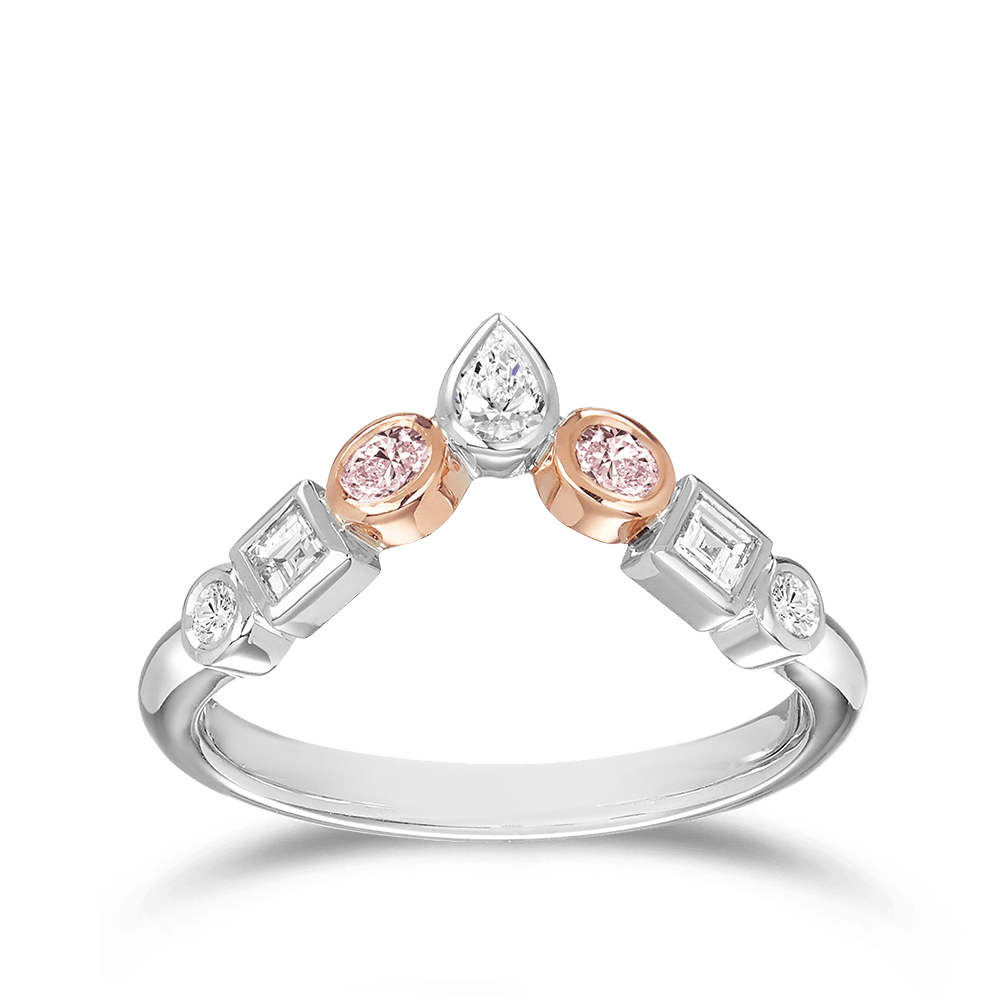 Argyle Pink Diamond and White Diamond Fancy Band