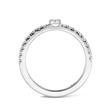 Argyle Blue Round Brilliant Diamond Ring in 18ct White Gold